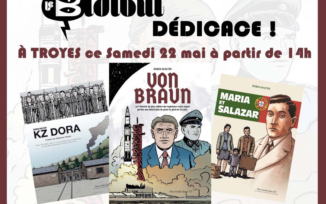 Dédicace Von Braun – Troyes – Librairie Le Bidibul