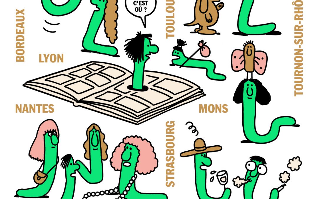 Fête interconnectée de la BD